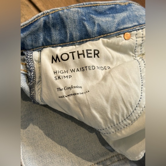 MOTHER HIGH WAISTED RIDER SKIMP The Confession Size 27 - Picture 5 of 14